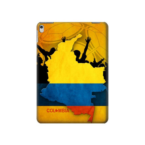 S2996 Colombia Football Soccer Funda Carcasa Case para iPad Air 2, iPad 9.7 (2017,2018), iPad 6, iPad 5