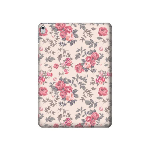 S3095 Vintage Rose Pattern Funda Carcasa Case para iPad Air 2, iPad 9.7 (2017,2018), iPad 6, iPad 5