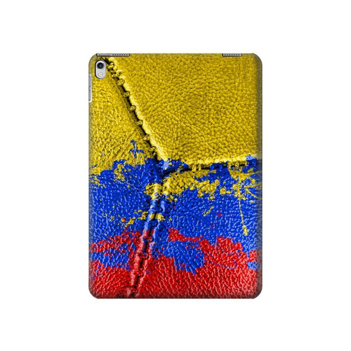 S3306 Colombia Flag Vintage Football Graphic Funda Carcasa Case para iPad Air 2, iPad 9.7 (2017,2018), iPad 6, iPad 5