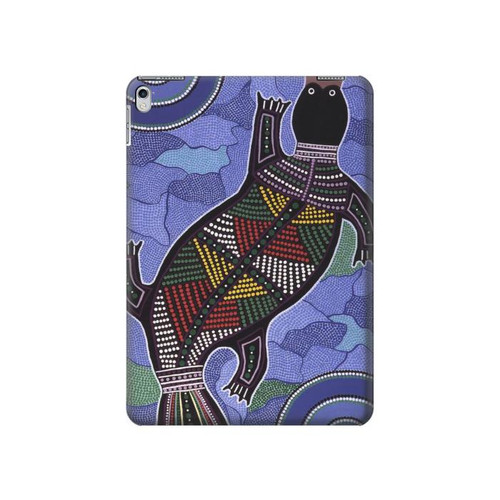 S3387 Platypus Australian Aboriginal Art Funda Carcasa Case para iPad Air 2, iPad 9.7 (2017,2018), iPad 6, iPad 5