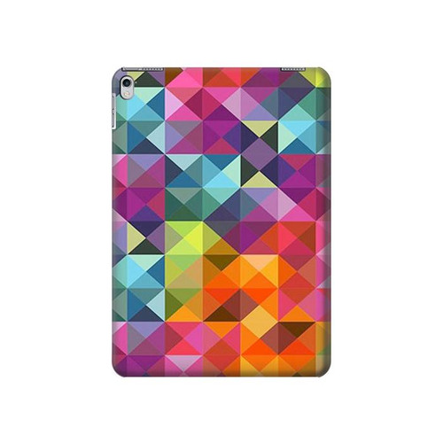 S3477 Abstract Diamond Pattern Funda Carcasa Case para iPad Air 2, iPad 9.7 (2017,2018), iPad 6, iPad 5