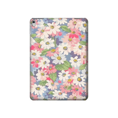 S3688 Floral Flower Art Pattern Funda Carcasa Case para iPad Air 2, iPad 9.7 (2017,2018), iPad 6, iPad 5
