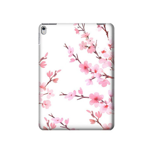 S3707 Pink Cherry Blossom Spring Flower Funda Carcasa Case para iPad Air 2, iPad 9.7 (2017,2018), iPad 6, iPad 5