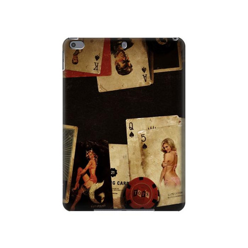 S1069 Old Vintage Sexy Poker Funda Carcasa Case para iPad Pro 10.5, iPad Air (2019, 3rd)