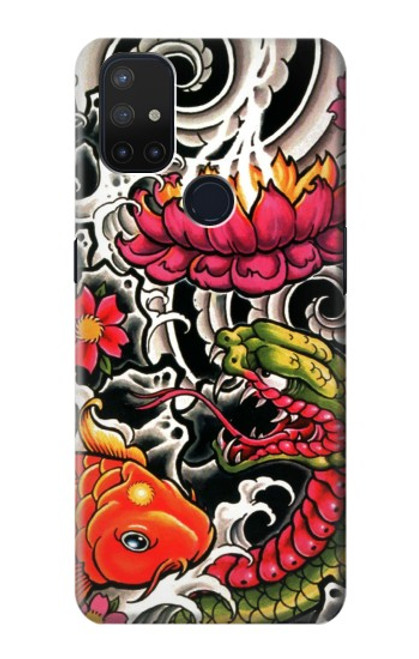 S0605 Yakuza Tattoo Funda Carcasa Case para OnePlus Nord N10 5G