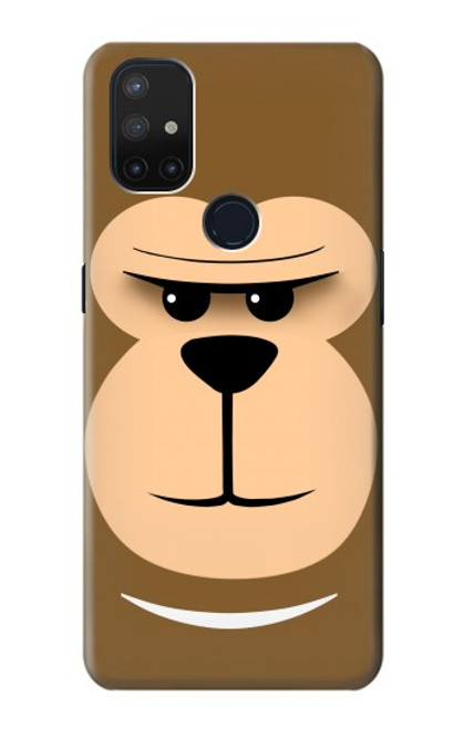 S2721 Cute Grumpy Monkey Cartoon Funda Carcasa Case para OnePlus Nord N10 5G