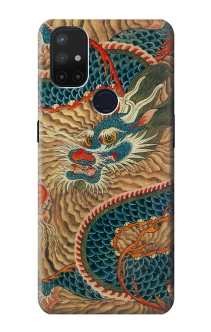 S3541 Dragon Cloud Painting Funda Carcasa Case para OnePlus Nord N10 5G