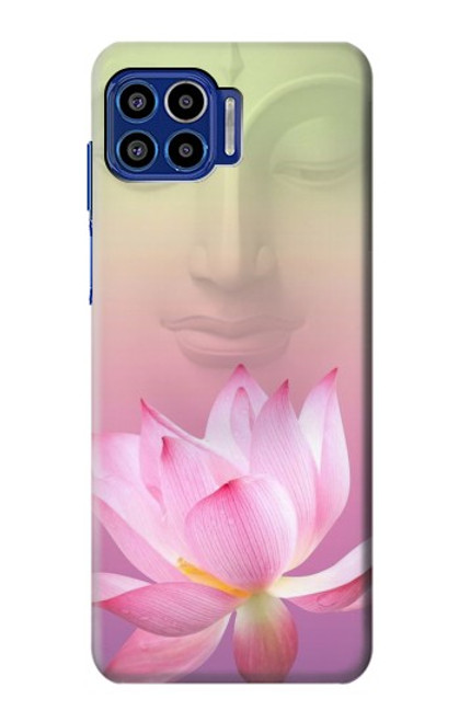 S3511 Lotus flower Buddhism Funda Carcasa Case para Motorola One 5G