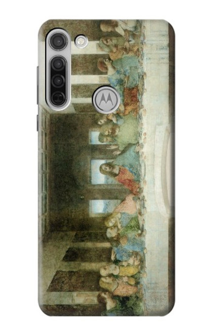 S0173 Leonardo DaVinci The Last Supper Funda Carcasa Case para Motorola Moto G8