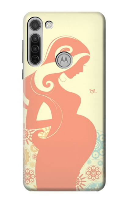 S0815 Pregnant Art Funda Carcasa Case para Motorola Moto G8