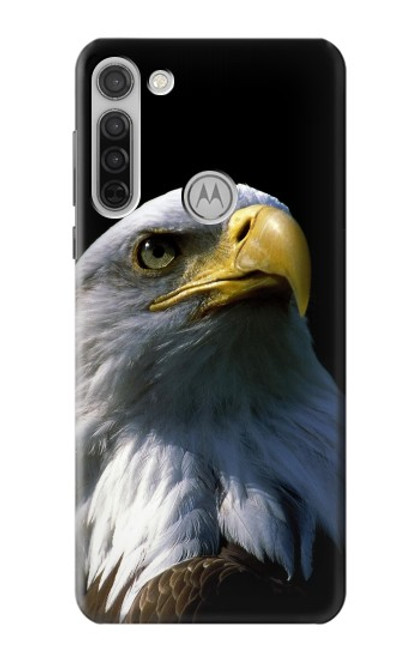 S2046 Bald Eagle Funda Carcasa Case para Motorola Moto G8