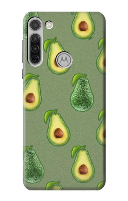 S3285 Avocado Fruit Pattern Funda Carcasa Case para Motorola Moto G8