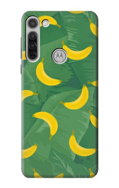 S3286 Banana Fruit Pattern Funda Carcasa Case para Motorola Moto G8