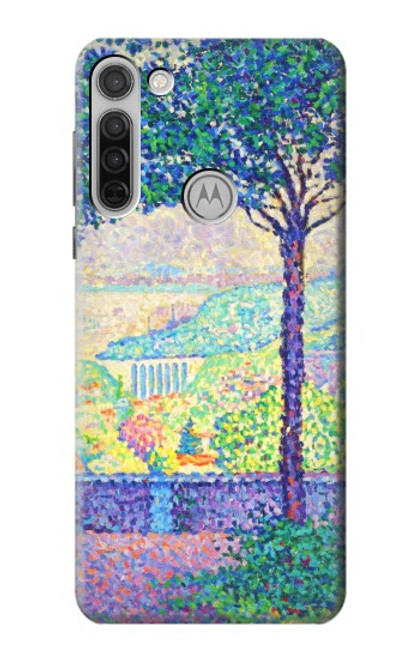 S3349 Paul Signac Terrace of Meudon Funda Carcasa Case para Motorola Moto G8