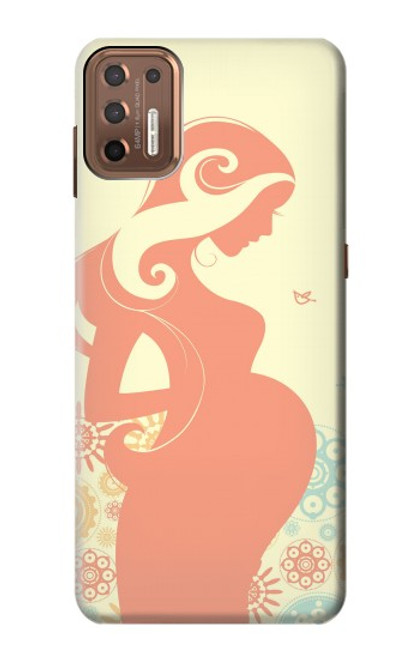 S0815 Pregnant Art Funda Carcasa Case para Motorola Moto G9 Plus