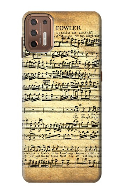 S2667 The Fowler Mozart Music Sheet Funda Carcasa Case para Motorola Moto G9 Plus