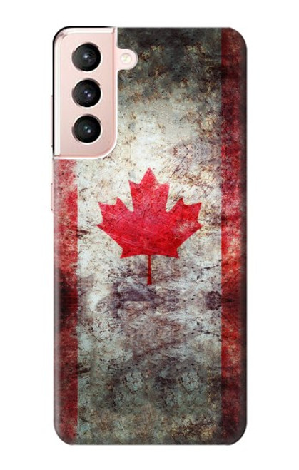 S2490 Canada Maple Leaf Flag Texture Funda Carcasa Case para Samsung Galaxy S21 5G