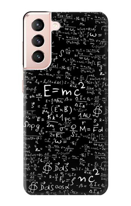 S2574 Mathematics Physics Blackboard Equation Funda Carcasa Case para Samsung Galaxy S21 5G