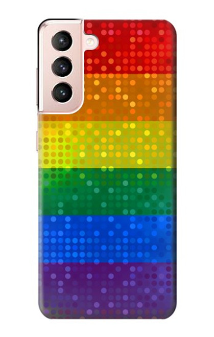 S2683 Rainbow LGBT Pride Flag Funda Carcasa Case para Samsung Galaxy S21 5G