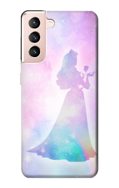 S2992 Princess Pastel Silhouette Funda Carcasa Case para Samsung Galaxy S21 5G