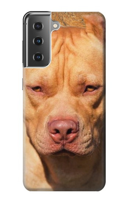 S2903 American Pitbull Dog Funda Carcasa Case para Samsung Galaxy S21 Plus 5G, Galaxy S21+ 5G