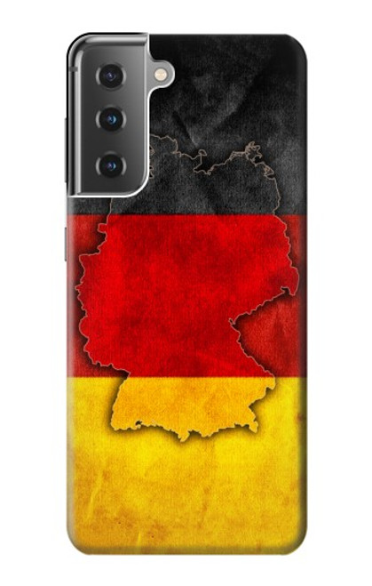 S2935 Germany Flag Map Funda Carcasa Case para Samsung Galaxy S21 Plus 5G, Galaxy S21+ 5G