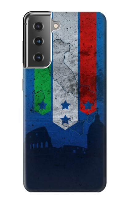 S2983 Italy Football Soccer Funda Carcasa Case para Samsung Galaxy S21 Plus 5G, Galaxy S21+ 5G