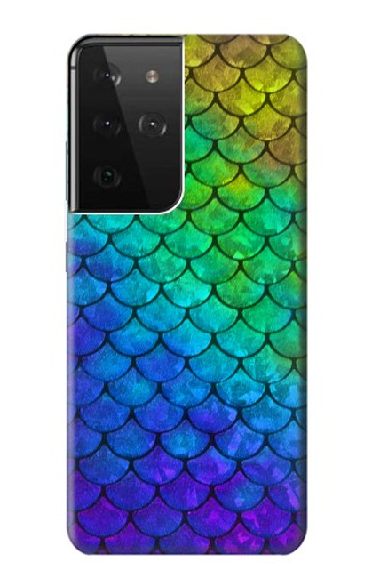 S2930 Mermaid Fish Scale Funda Carcasa Case para Samsung Galaxy S21 Ultra 5G