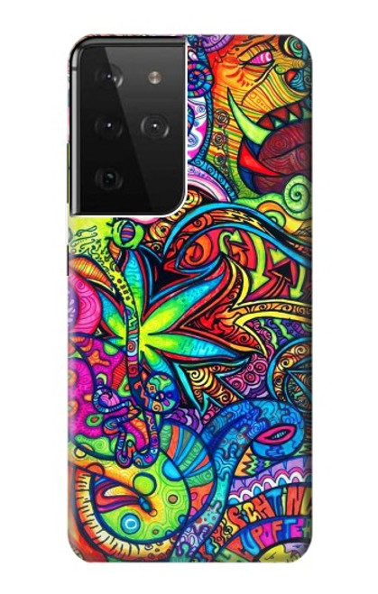 S3255 Colorful Art Pattern Funda Carcasa Case para Samsung Galaxy S21 Ultra 5G