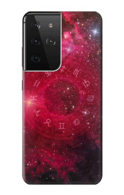 S3368 Zodiac Red Galaxy Funda Carcasa Case para Samsung Galaxy S21 Ultra 5G