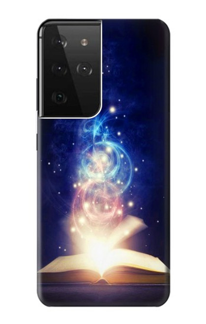 S3554 Magic Spell Book Funda Carcasa Case para Samsung Galaxy S21 Ultra 5G