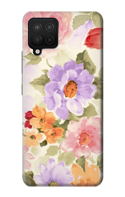 S3035 Sweet Flower Painting Funda Carcasa Case para Samsung Galaxy A12