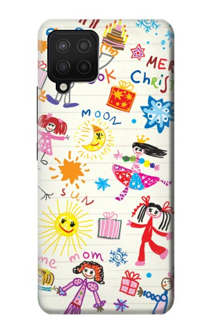 S3280 Kids Drawing Funda Carcasa Case para Samsung Galaxy A12