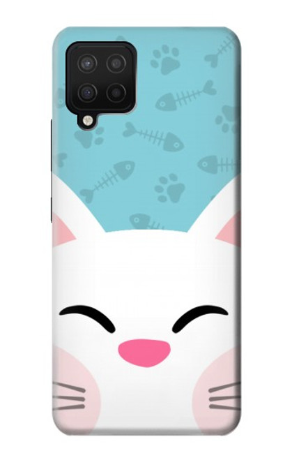 S3542 Cute Cat Cartoon Funda Carcasa Case para Samsung Galaxy A12