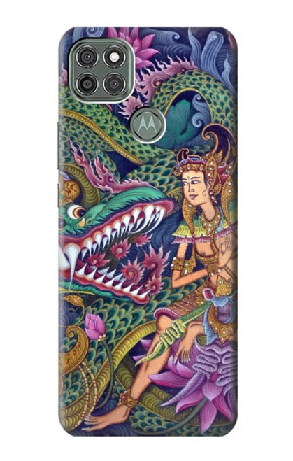 S1240 Bali Painting Funda Carcasa Case para Motorola Moto G9 Power