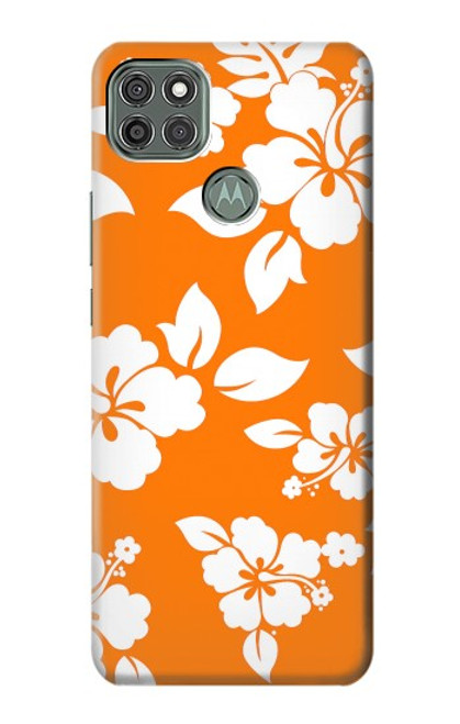 S2245 Hawaiian Hibiscus Orange Pattern Funda Carcasa Case para Motorola Moto G9 Power