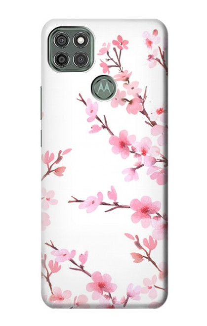S3707 Pink Cherry Blossom Spring Flower Funda Carcasa Case para Motorola Moto G9 Power