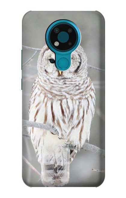 S1566 Snowy Owl White Owl Funda Carcasa Case para Nokia 3.4