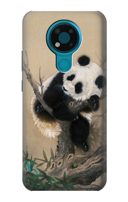 S2210 Panda Fluffy Art Painting Funda Carcasa Case para Nokia 3.4