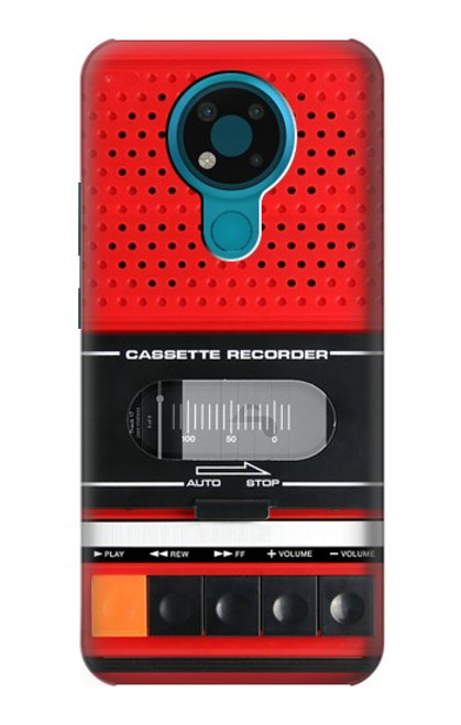 S3204 Red Cassette Recorder Graphic Funda Carcasa Case para Nokia 3.4
