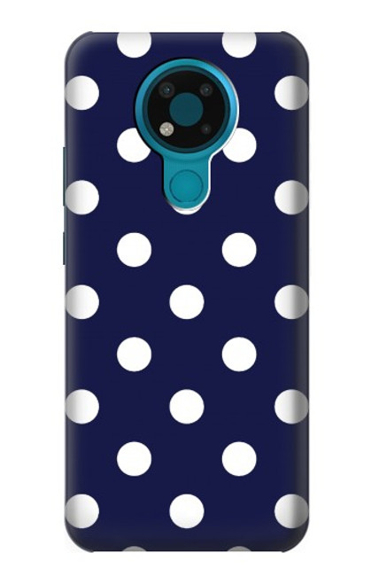 S3533 Blue Polka Dot Funda Carcasa Case para Nokia 3.4