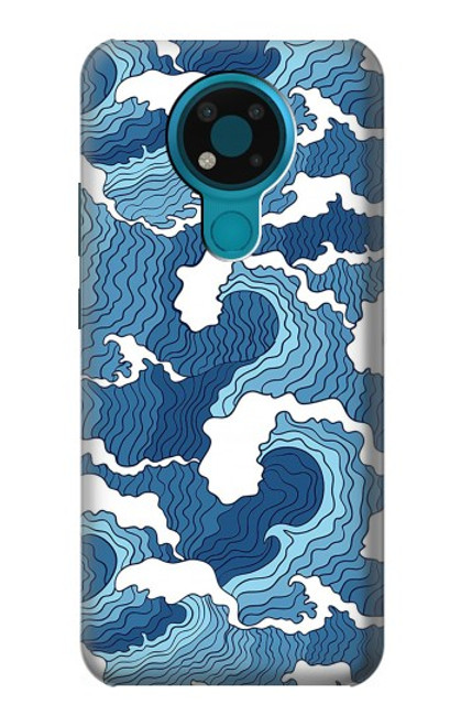 S3751 Wave Pattern Funda Carcasa Case para Nokia 3.4