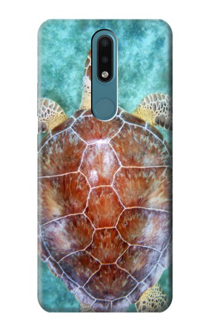 S1424 Sea Turtle Funda Carcasa Case para Nokia 2.4