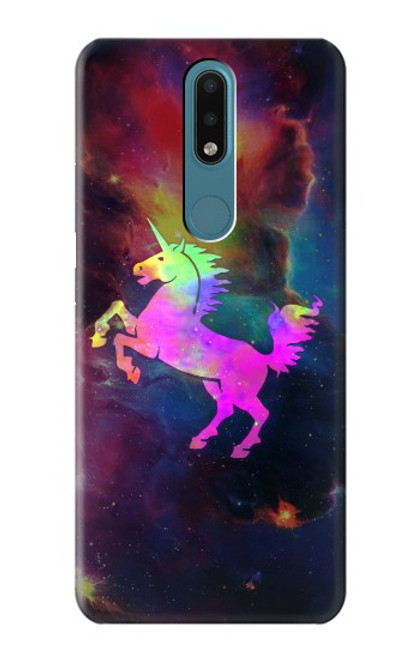 S2486 Rainbow Unicorn Nebula Space Funda Carcasa Case para Nokia 2.4