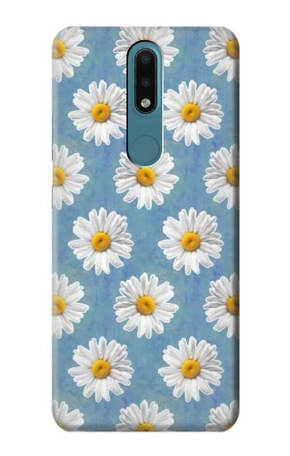 S3454 Floral Daisy Funda Carcasa Case para Nokia 2.4