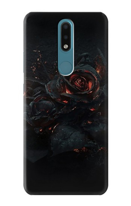 S3672 Burned Rose Funda Carcasa Case para Nokia 2.4