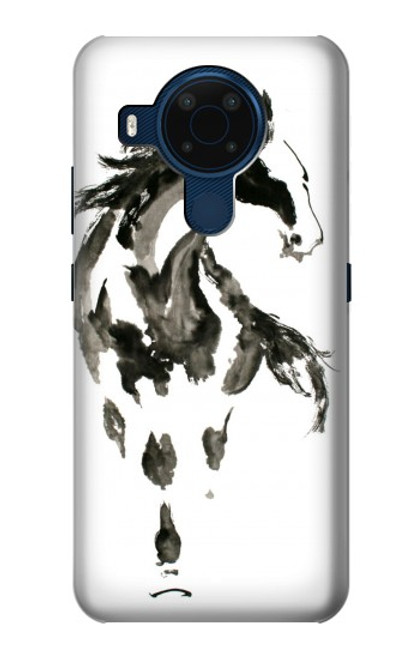 S1031 Horse Paintbrush Funda Carcasa Case para Nokia 5.4