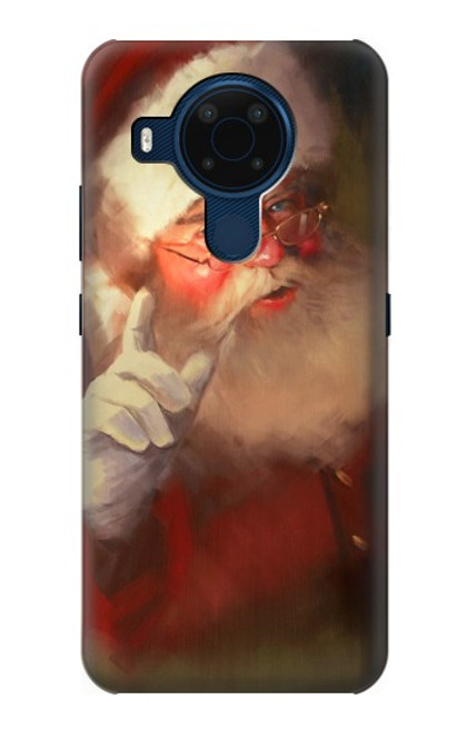 S1144 Xmas Santa Claus Funda Carcasa Case para Nokia 5.4