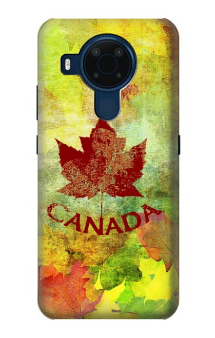 S2523 Canada Autumn Maple Leaf Funda Carcasa Case para Nokia 5.4