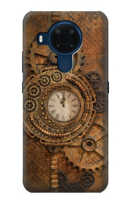 S3401 Clock Gear Steampunk Funda Carcasa Case para Nokia 5.4